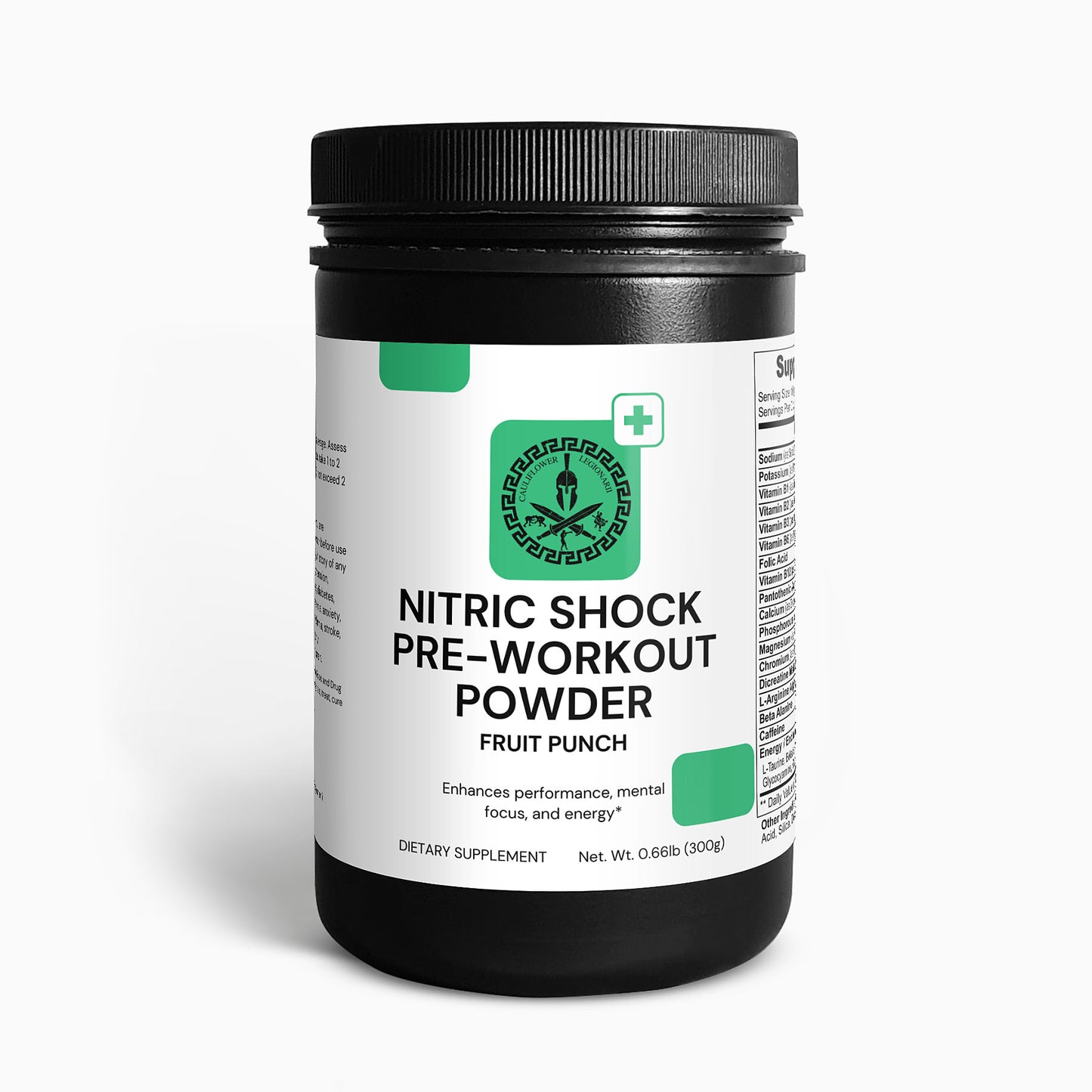 Nitric Shock Pre-Workout Powder (Fruit Punch)